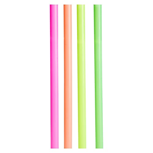 Pajillas Juvale para Smoothies multicolor, 100 unidades, 25.4 cm miniatura 7