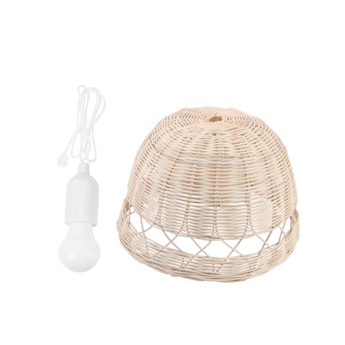 Lampe intérieur rotin fait main avec source lumineuse