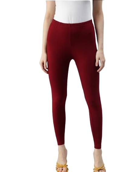 JAGMOOLYA Products Women's and Girl's Ultra Soft Strectable Cotton Lycra Ankle Length Legging-picture-21