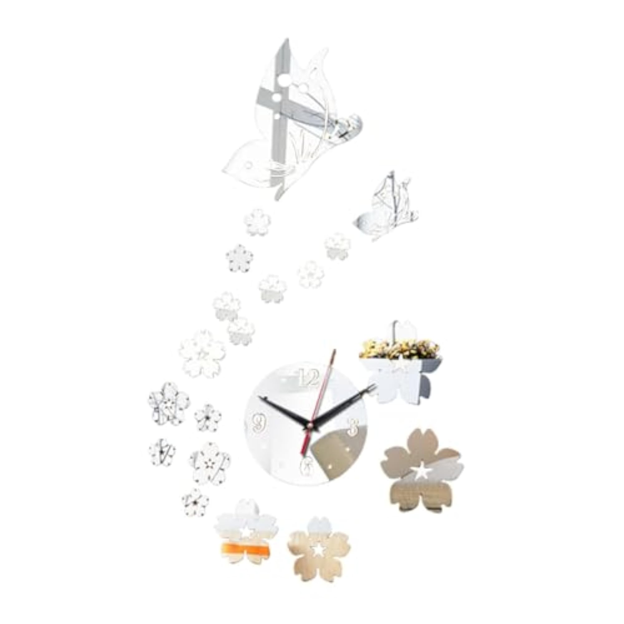 DIY Wall Hanging Clock Decorative for Indoor Spaces