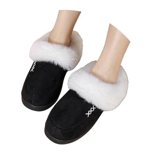 Cathalem Slippers for Women 2025,Women's Indoor Outdoor Closed Toe Slippers Soft Cozy Scuff Non Slip Warm Slipper with Wide Widths