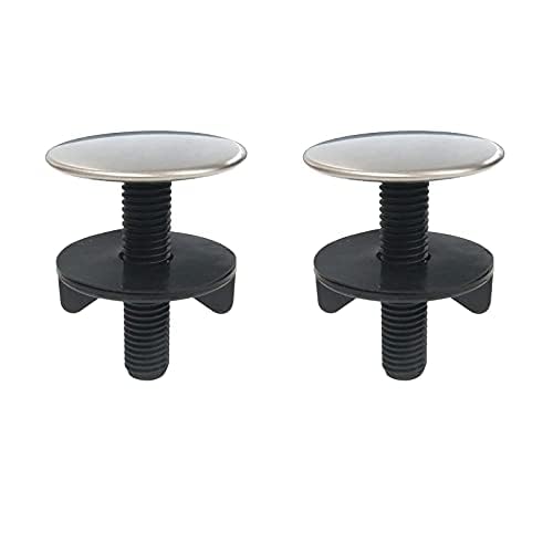2 Pezzi Coperchio di Buca per Lavandino da Cucina in Acciaio Inossidabile, Copertura del Foro del Rubinetto, Piastra di Copertura per Rubinetto da Cucina, Tappo Metallico di Blocco