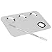 JAPCHET 8 PCS Mixing Makeup Palettes, 3-Well Makeup Palette Mixer Tray, Stainless Steel Cosmetic Palette with 8 PCS Spatula Tool, Multipurpose Makeup Applicators for Nail-Art, Cosmetic, Pigment