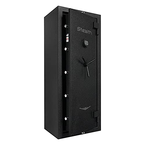 STEALTH UL23 Gun Safe 23 Rifle Capacity 60 Min Fire 12 Gauge Steel High Security Electronic Lock