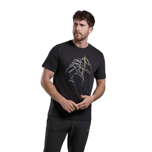 T-shirt Montane Abstract Mountain 2XL vêtement randonnée manches courtes homme