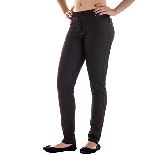 Calça Loba Legging Jeans (Adulto) Tamanho: Gg | Cor: Black Jeans