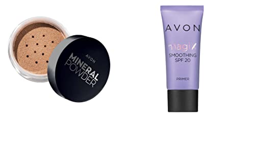 Avon Magix SPF10 Smoothing Primer And Mineral Powder Foundation Bundle (Nude)