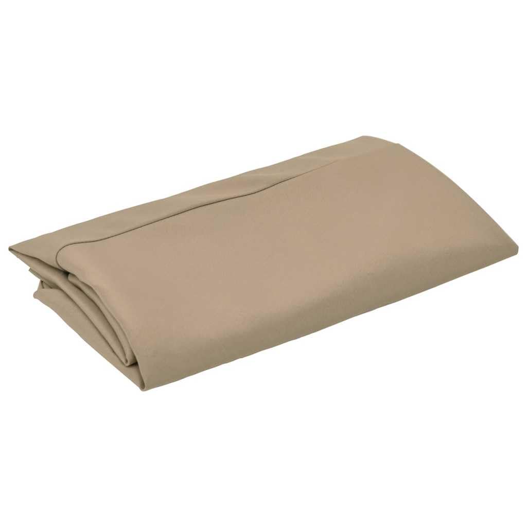 Ersatzstoff für Ampelschirm Taupe 350 cm aus UV-beständigem Polyester, wasserabweisend und winddicht, ideal für Garten, Balkon, Terrasse, Outdoor Schatten und Regenschutz