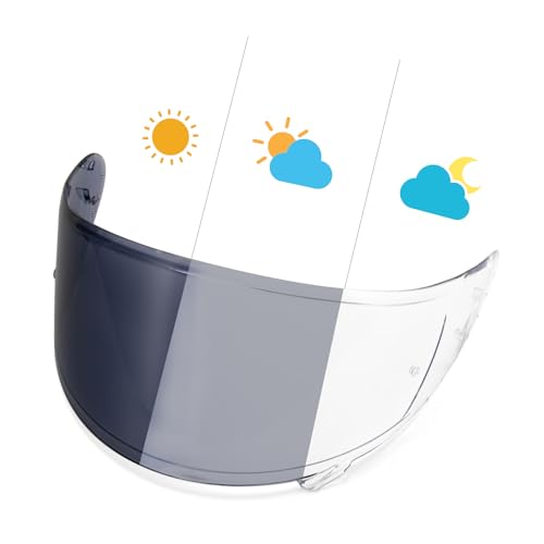 Image of PSLER Photochromic Shatterproof Helmet Visor for RF-SR CWR-1 RF1200