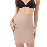 NAHTLOSER SCHLANKMACHER FÜR IHRE KURVEN: Dieser halbe Slip Body Slimmer für unter Kleider ist unsichtbar, gibt eine glatte Körperform und lässt Sie wirklich schlank aussehen