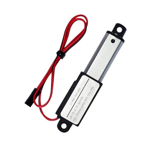 Actuador telescópico de 12 V con interruptores de límite para movimiento preciso