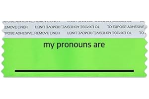 Pronoun Badge Ribbons
