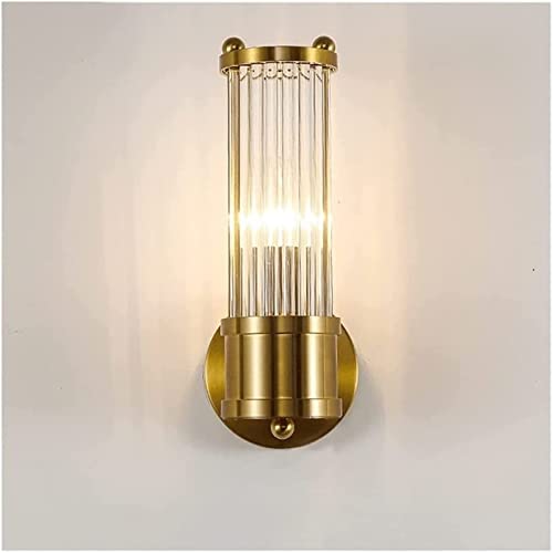 Aplique de pared de cristal LED interior moderno minimalista color blanco cálido