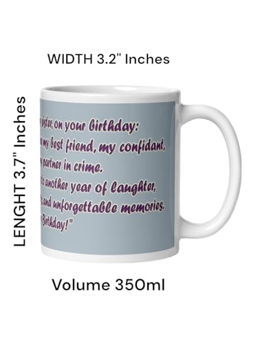 Image of Better Gift Flowers Happy Birthday Dee with Message Mug, Round Shaped Multicolor Themed Coffee Mugs, Mug for Gifting, Gifting Items for Family, Friends & Closed Ones