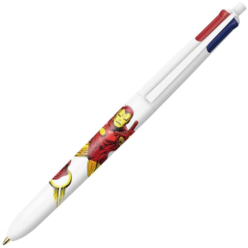 BIC 4 Color Marvel Avengers Retractable Ballpoint Pen, 1.0 mm Medium Point with Assorted Ink, 3-Count - Image 4