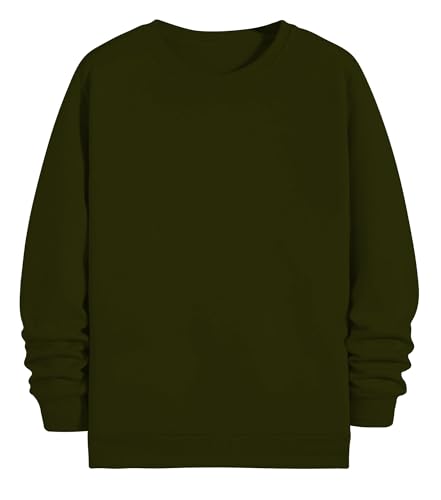 Image of THE BLAZZE Women's Fleece Stretchable Full Sleeves Sweatshirt Regular Fit Round Neck Casual Winterwear for Girls and Womens VBW5
