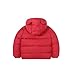Kids Girl Boy Graphic Fleece Lined Wool Down Jackets Hood Outfits for Child Padded Hooded Basic Winter Fall Coats Zip Up 2025 Clothes Fashion Y2K 5 Years