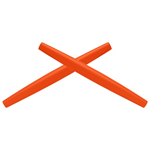Manchons Oakley Crosshair orange anti-glisse : rechange taille unique pour lunettes de soleil de sport