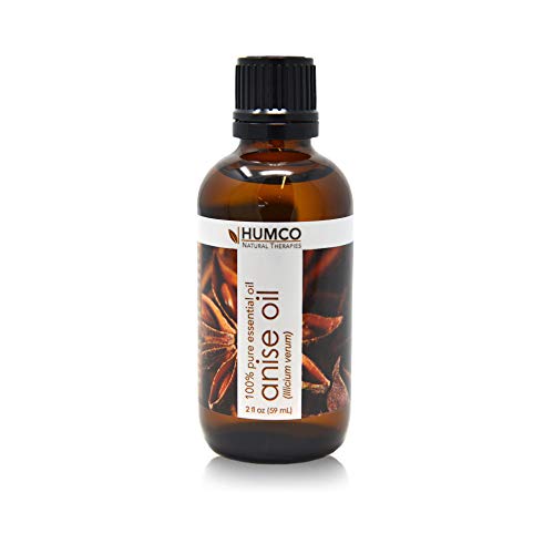 Humco Natural Therapies ANISE Oil with Dropper, 2 Oz,-100% Pure Essential Oil - Improve Appearance of Skin, Add Volume to Hair
