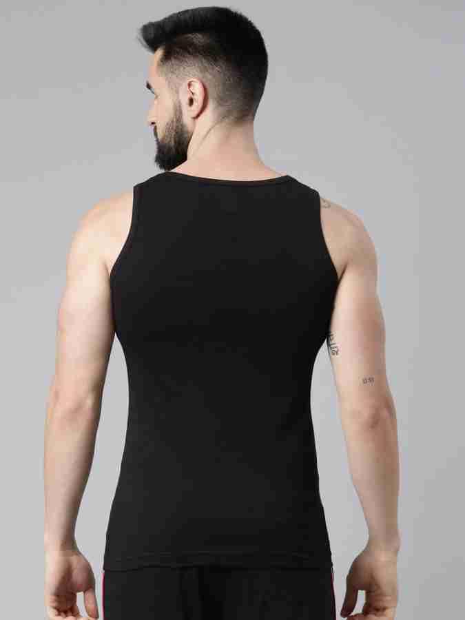 Image of Pluck Regular Fit Polyester Sando for Men:: Round Neck Sleeveless Sando for Men and Boys