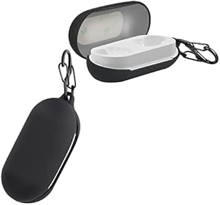 kwmobile Silicone Case Compatible with Sony WF-C500 - Case Protective Cover for Headphones - Black