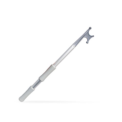 Sprenger Teleskop Bootshaken aus eloxiertem Aluminium I kompakt, arretierbar und ausziehbar, 60 – 100 cm, Ø 30 mm I schwimmfähig und seewasserbeständig