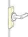 Don-Jo LELP 208 12 Gauge Steel Latch Protector, Duro Coated Finish, 3-1/2" Width x 8" Height, for Electric Strikes (Pack of 10)
