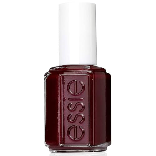 Essie Original Nail Polish, Thigh High, Dark Red Shimmer Nail Varnish