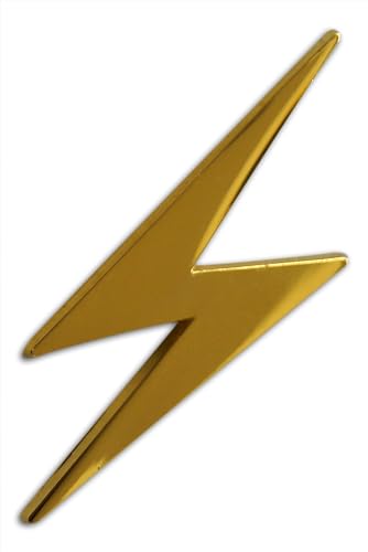 Image of Novel Merk Lightning Bolt - Electrician Lapel Pin, Hat Pin & Tie Tack Set - with Clutch Back