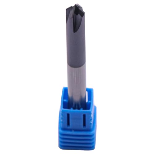 Image of 5Pcs 1 /4 inch 4 Flute 90 Solid Carbide Chamfer End Mills - AlTiN Coated | Single End, 90 Chamfer Angle End Mill, 1 /4 inch Cutting Diameter, 1 /4 inch Shank Diameter, 2-1 /2 inch Overall Length