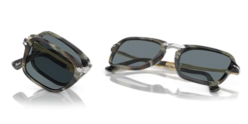 Image of Persol mens Po3330s Rectangular Sunglasses