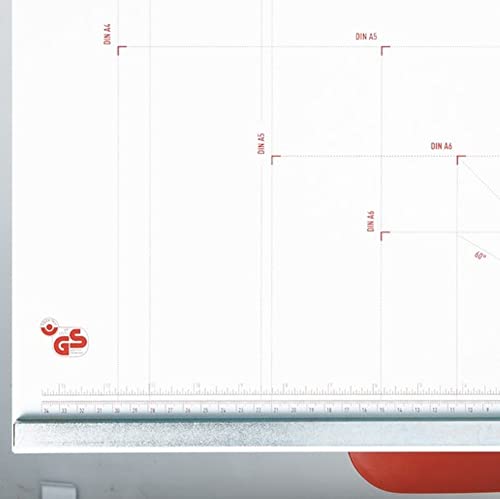 Mbm Ku0471 Model 1046 Triumph Tabletop Paper Trimmer, 18" Cutting Width, 30 Sheet Capacity, 20"X14" Table Size, Solingen Steel Blade Set, Adjustable Back Gauge, All-Metal Construction #TOP4