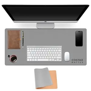 Costar Mouse Pad Large Extended Desk Mat for Laptop,Gaming Mouse Mat XXL|Anti Fray Stitched Edges|Reversible Use|Dual Sided Waterproof|Non-Slip Base Writing Mat for Home/Office/Gaming
