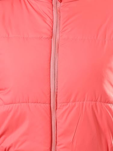 Image of KOTTY Women Nylon Full Sleeve Solid Standard Length Puffer Jacket