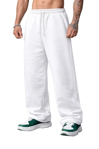 Image of Rockwell Men's Baggy Sweatpants | Cotton Terry Relaxed Fit Joggers for Men | Oversized Streetwear Track Pants | Casual Gym & Everyday Wear| 009