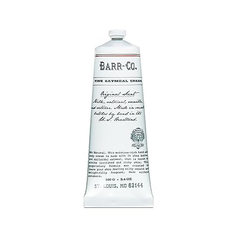BARR-CO. Hand Cream Original Scent, Tranquil Milky Scent with Oat, Vanilla & Vetiver, Hand Cream for Dry & Cracked Hands, Shea Butter Cream, 3.4 fl oz Cover