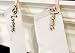 Wooden Personalized Christmas Stocking Tag - Name Gift Tag - Name Cut Out