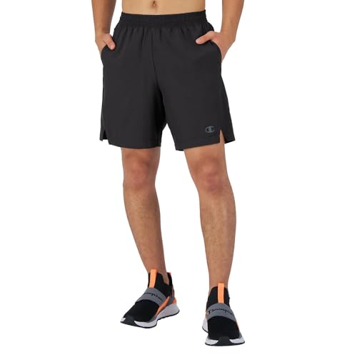 Athletic Moisture-Wicking Shorts, 7" Inseam, Champion C Logo3
