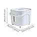 Dog Food Storage Container, Cat Puppy Food Bin,Portable Handle,with Lid Multipurpose Pet Food Dispenser Airtight for Dry Food, L