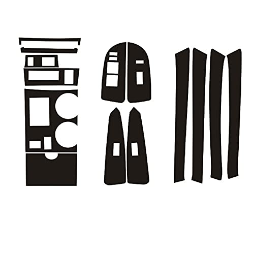 Yccmi Calcomanías y calcomanías automóviles, Adornos de Envoltura Brillante, Estilo Interior, Adecuado para Toyota Highlander 2009-2014 Cover