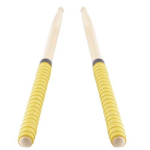 Cinta adhesiva para mango de baquetas de batería, antideslizante, para envolver baquetas y palas de bádminton miniatura 1