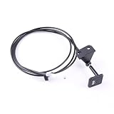 Benekar Front Hood Latch Lock Release Cable 74130SNAA01 Black Beige for Honda Civic 2006-2011 (1pcs Black)