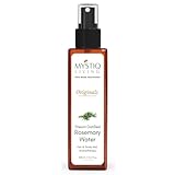 Mystiq Living Rosemary Water Spray for Hair Growth | Steam Distilled 100% Pure and Natural Hydrosol, Hair Mist - 100ML | Men & Women