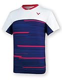  VICTOR Shirt T-05001B, weiß/blau - weiß/blau, L