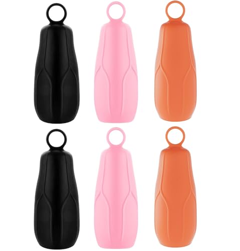 BOBOZHONG Elastische Hüllen für Auslaufsicherung,6PCS Reise Silikon Flaschenhüllen, Outdoor Reisen Elastische Hülle für Shampoo Duschgel Flaschen Schutzhülle,für Auslaufsicherung,Reisezubehör