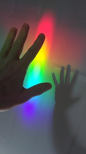 Image of Diffraction Grating Sheet - Do-it-Yourself Sun Catcher - Bring Rainbows Into Your Home