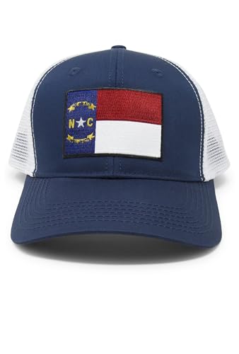 Image of International Tie State Hat for Men and Women, Adjustable Snapback Trucker Baseball Cap with Embroidered Patch