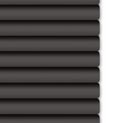 Persianas Venecianas Aluminio con Lamas 25mm, Persiana Veneciana para Ventanas, Estores Veneciana Privacidad, Cortinas Venecianas Horizontales, contra la luz y Solar(Black)