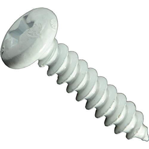 Tornillos de chapa blancos hard-to-find cierre 501792 métrico
