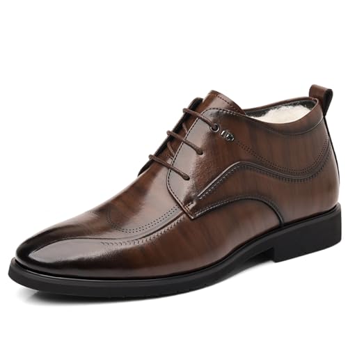 Men's Dress Shoes Winter Warm Casual Oxford Shoes Business Formal Shoes Men's Business Casual Shoes